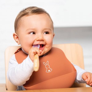 Nattou Silicon Bib Navy Blue Nattou Silicon Bib Navy Blue