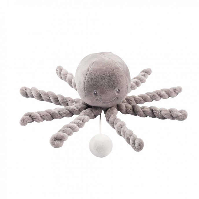 Nattou Lapidou Musical Octopus Grey