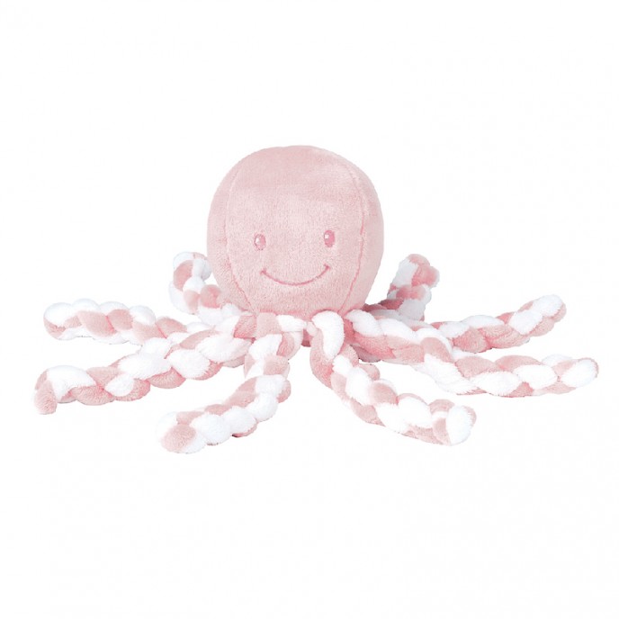 Nattou Lapidou Octopus Light Pink/White