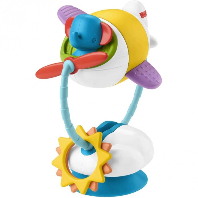 Fisher-Price Soar & Spin Plane Suction Highchair Toy