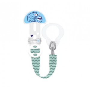 Mam Clip-it Soother Holder Blue Mam Clip-it Soother Holder Blue