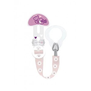 Mam Clip-it Soother Holder Pink Mam Clip-it Soother Holder Pink