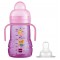 Mam Trainer Bottle 2 in 1 Pink