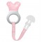 Mam Mini Cooler Teether and Clip Pink