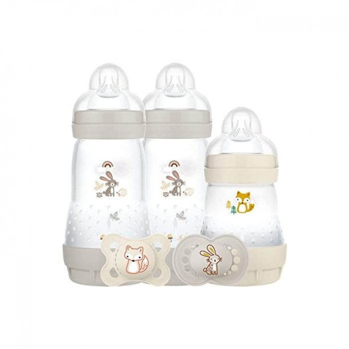 Mam Newborn Bottle Set Nature Cream 