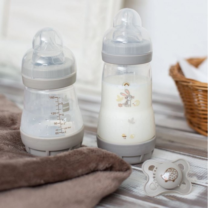 Mam Bottle Starter Set Nature Grey