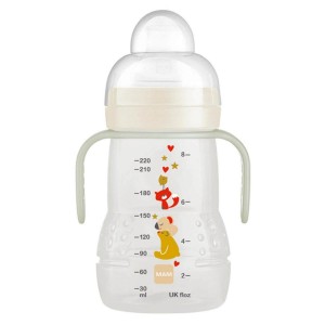 Mam Trainer Bottle 4m+ 220ml Night White Mam Trainer Bottle 4m+ 220ml Night White