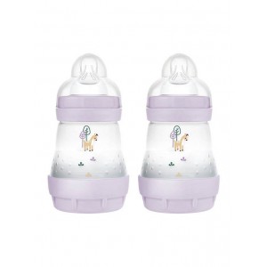 Mam Anti-Colic Bottle 160ml 2pk Lilac Mam Anti-Colic Bottle 160ml 2pk Lilac
