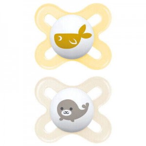 Mam Soothers 0-2m Start Yellow Neutral Mam Soothers 0-2m Start Yellow Neutral