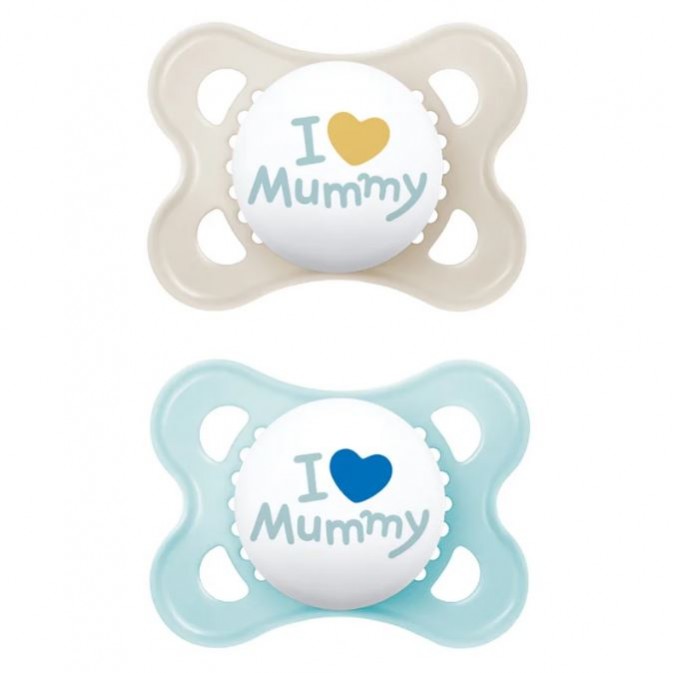 Mam Soothers 2-6m Original Blue Mum