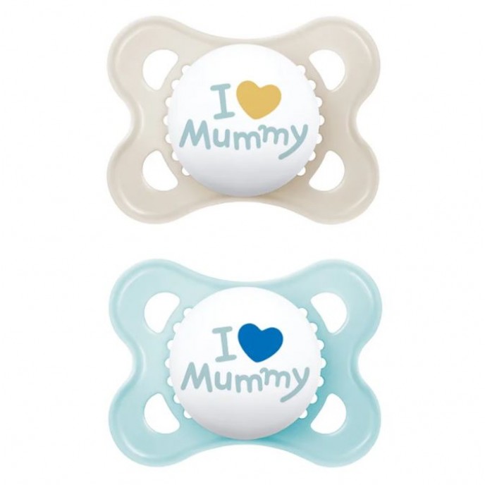 Mam Soothers 2-6m Original Blue Mum