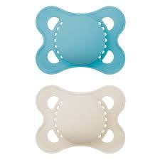 Mam Soothers 2-6m Original Plain Blue Mam Soothers 2-6m Original Plain Blue