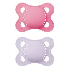Mam Soothers 2-6m Original Plain Pink