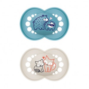 Mam Soothers 16m+ Original Boy Bear Fox Mam Soothers 16m+ Original Boy Bear Fox