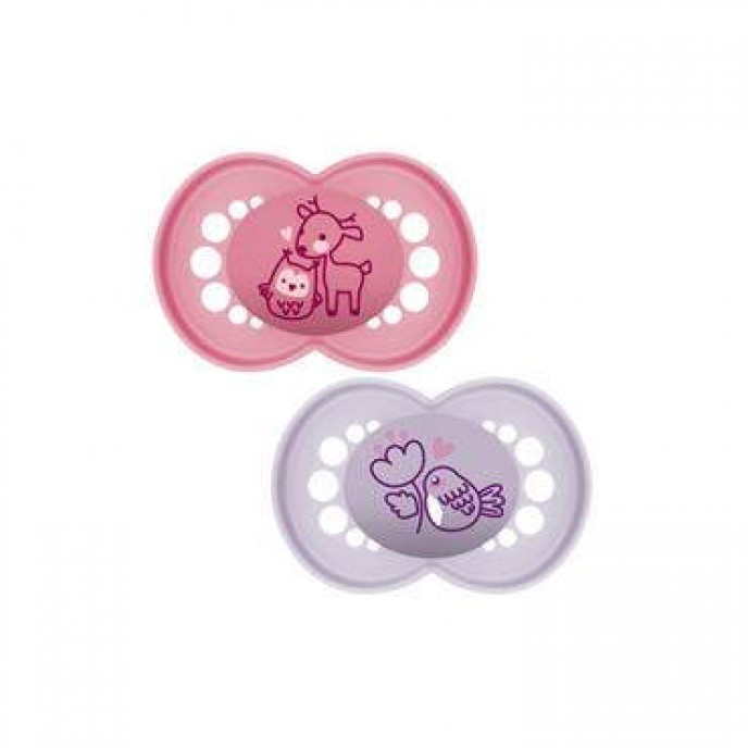 Mam Soothers 16m Deco Pink Lilac Mam Soothers 16m Deco Pink Lilac