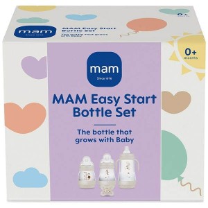 Mam Bottle Set Easy Start Small 11pc Beige Mam Bottle Set Easy Start Small 11pc Beige