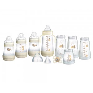 Mam Bottle Set Easy Start Small 11pc Beige Mam Bottle Set Easy Start Small 11pc Beige