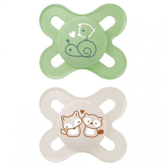 Mam Soothers 0-2m Start Cute Green Mam Soothers 0-2m Start Cute Green