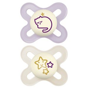 Mam Soothers 0/2m Original Start Night Purple Mam Soothers 0/2m Original Start Night Purple