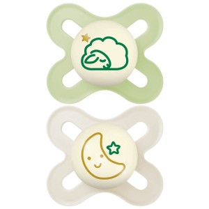 Mam Soothers 0/2m Original Start Night Green Mam Soothers 0/2m Original Start Night Green