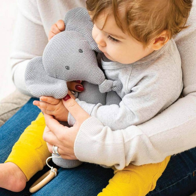 Nattou Musical Tembo the Elephant Jacquard Nattou Musical Tembo the Elephant Jacquard
