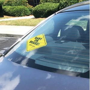 Dreambaby Baby on Board Sign