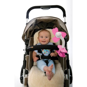 Dreambaby Stroller Fan Foam Blades Pink Dreambaby Stroller Fan Foam Blades Pink