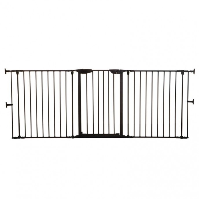 Dreambaby Newport Adapta 3-Panel Gate Black