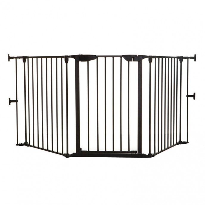 Dreambaby Newport Adapta 3-Panel Gate Black