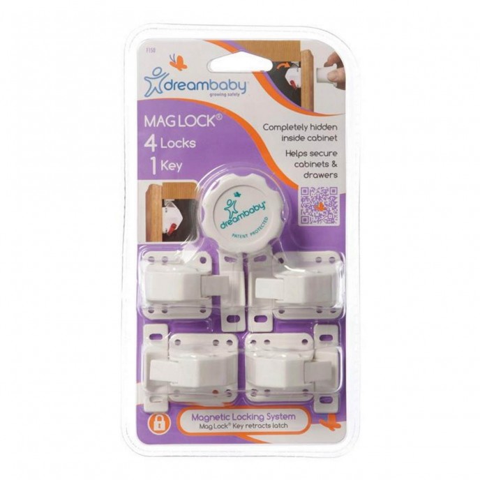 Dreambaby Maglock Cupboard Locks 4pc