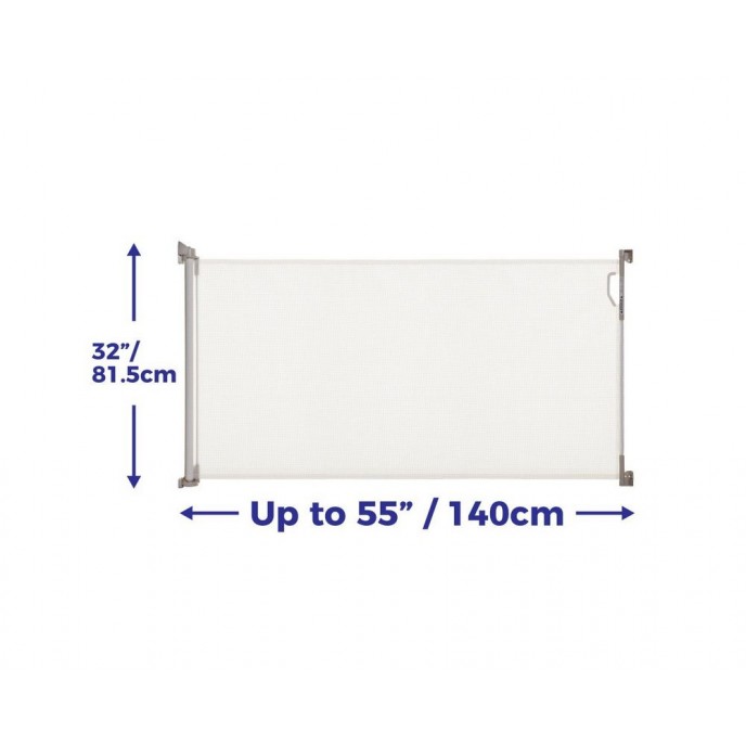 Dreambaby Retractable Gate White Dreambaby Retractable Gate White