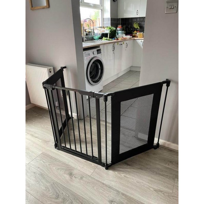Dreambaby Endeavour Adapta 3-Panel Gate Black Dreambaby Endeavour Adapta 3-Panel Gate Black
