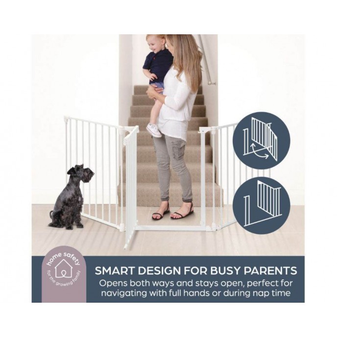 Dreambaby Discovery Adapta 3-Panel Gate White Dreambaby Discovery Adapta 3-Panel Gate White