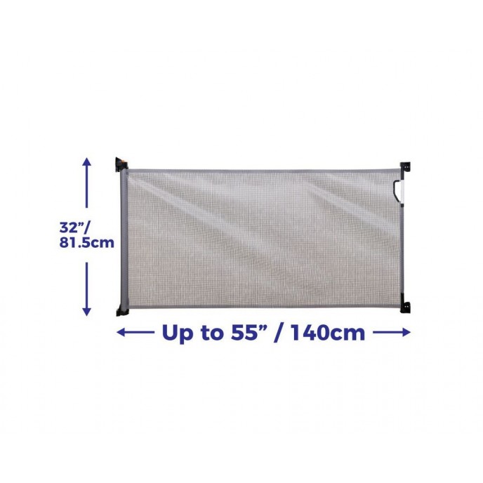 Dreambaby Retractable Gate Grey