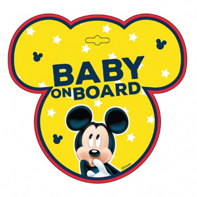 Disney Baby on Board Sign Mickey