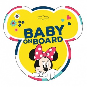 Disney Baby on Board Sign Minnie Disney Baby on Board Sign Minnie