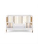 Obaby Cotbed Maya White with Natural