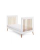 Obaby Cotbed Maya White with Natural