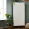 Obaby Double Wardrobe Maya White with Natural Obaby Double Wardrobe Maya White with Natural