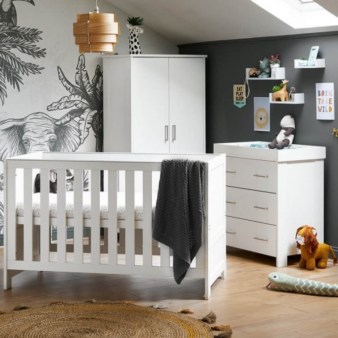 Obaby Nika Nursery Set White Wash