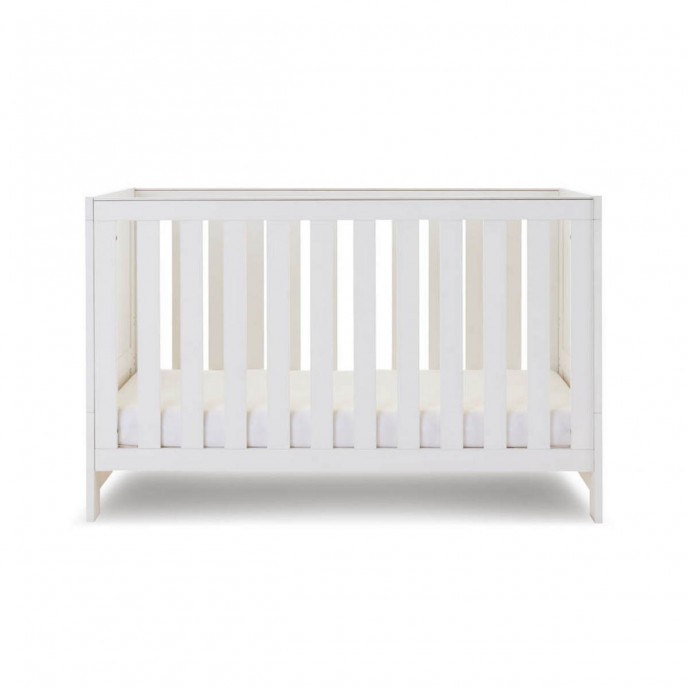 Obaby Cotbed Nika White Wash