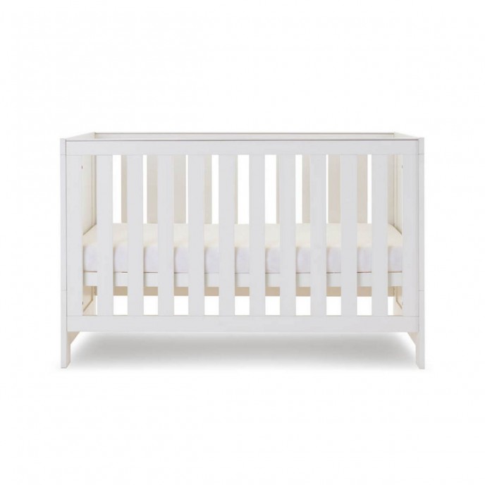 Obaby Cotbed Nika White Wash