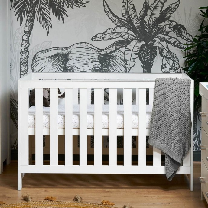 Obaby Cotbed Nika White Wash Obaby Cotbed Nika White Wash