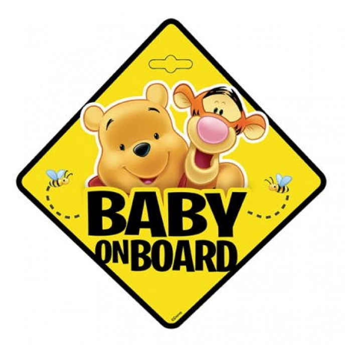 Disney Baby on Board Sign Winnie the Pooh