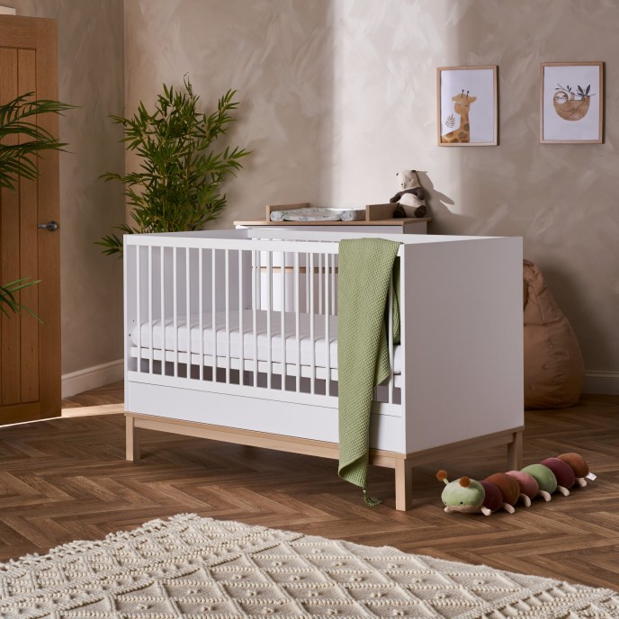 Obaby Cotbed Astrid White