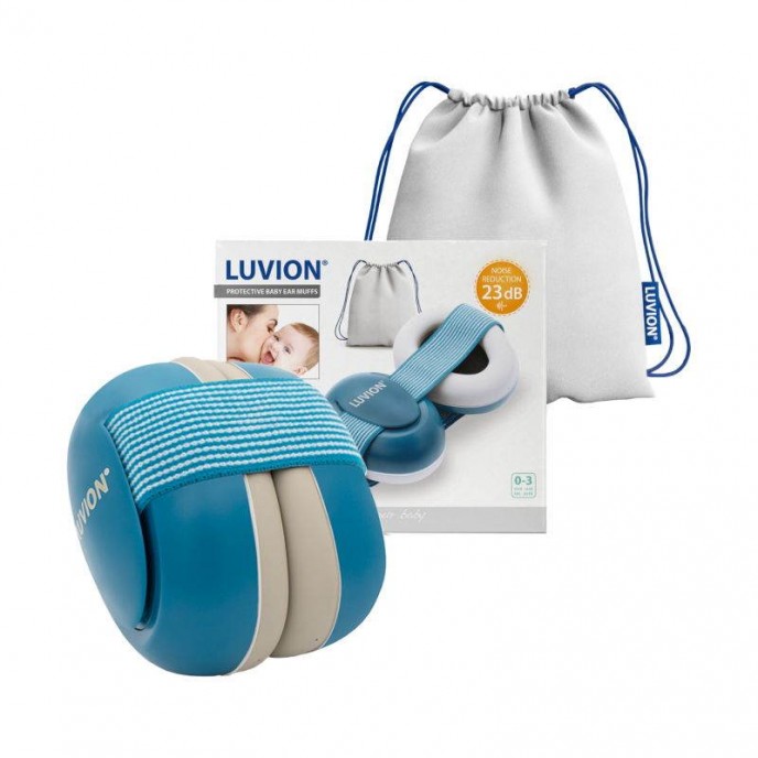Luvion Hearing Protection Earmuffs Blue