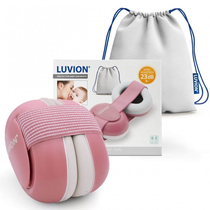Luvion Hearing Protection Earmuffs Pink