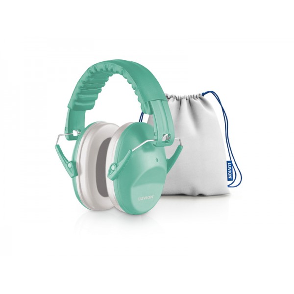 Luvion Hearing Protection Earmuffs Mint 2yrs+ Luvion Hearing Protection Earmuffs Mint 2yrs+