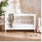 Obaby Cotbed Maya White with Acrylic Obaby Cotbed Maya White with Acrylic