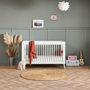Obaby Cotbed Maya Nordic White Obaby Cotbed Maya Nordic White
